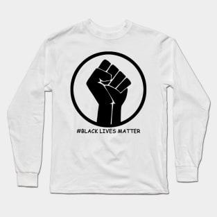 Black Power Fist Long Sleeve T-Shirt